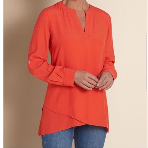 Soft Surroundings Asymmetical Tunic Top - NEW WITHOUT TAGS - Picture 1 of 5